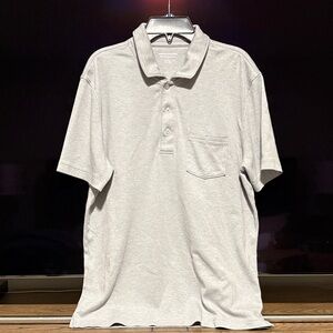 AMAZON ESSENTIALS Light Gray Polo Shirt